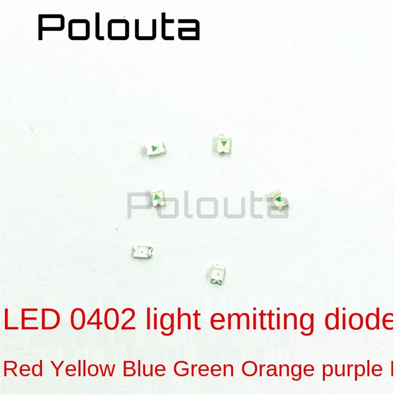 Polouta 50 Pcs SMD LED Emitting Diode Lamp Chip White Red Green Blue Yellow Orange Pink Color Light Beads Diode Wholesale