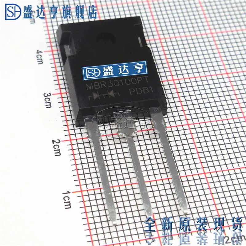 10Pcs/Lot MBR30100PT 30A 100V TO3P DIP Schottky Barrier Diode/  NEW Original In Stock