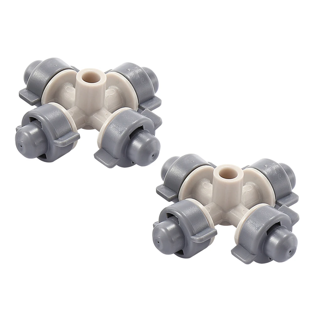 

Hanging anti drip misting nozzle cross Atomizing nozzle fog WATER SPRAY To greenhouse Drip irrigation 4pcs