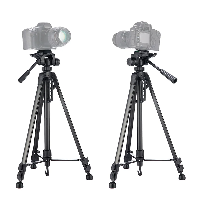 Professional Tripod Light Stand for Camera Black Tripod with handle For Canon Nikon Sony DSLR Digital Camera DV Camcorder