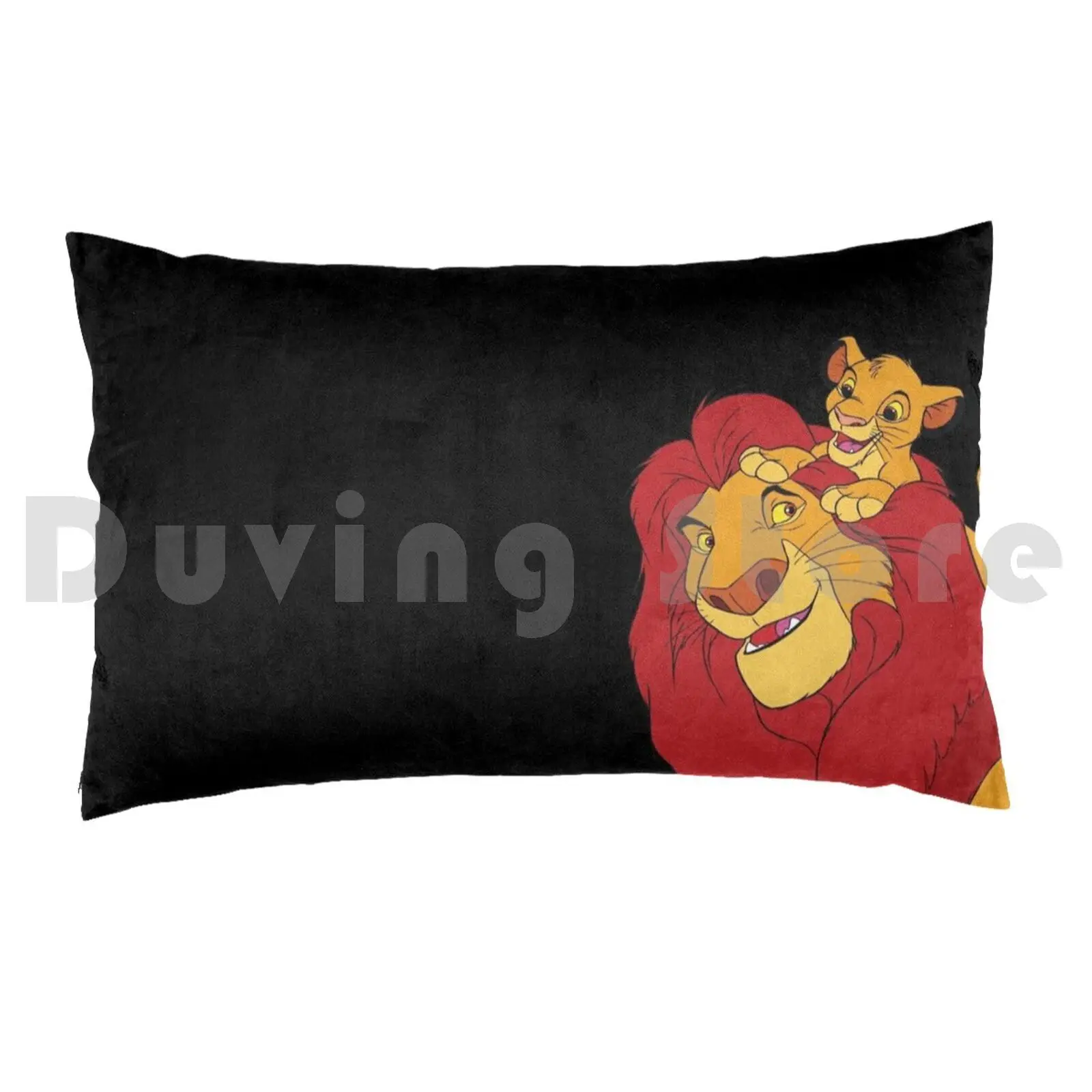 Simbaa Pillow Case DIY 50*70 The Lion King And Simba Illustration Simba Mufasa Scar Shenzi Lion The Lion