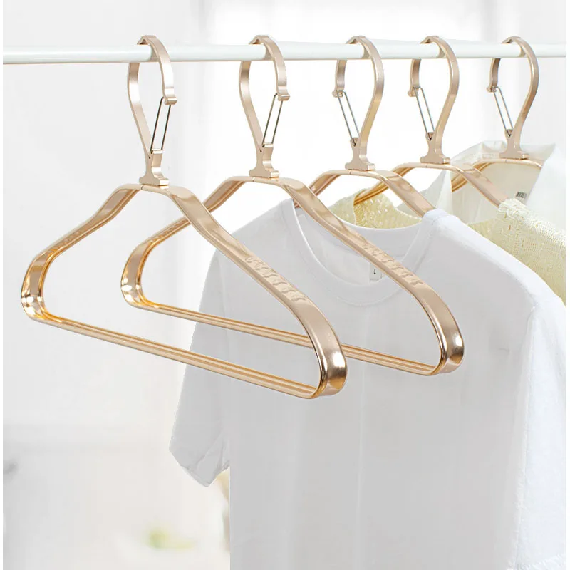 

Sainwin 10pcs/lot 40cm Windproof hanger aluminum alloy coat rack drying adult Non-slip non-trace baby hangers