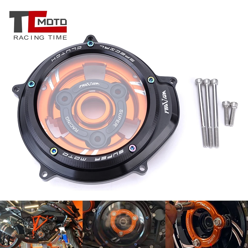スーパーデュークrs t 1290-2015 2023 1090 1050冒険/r用の透明な車両