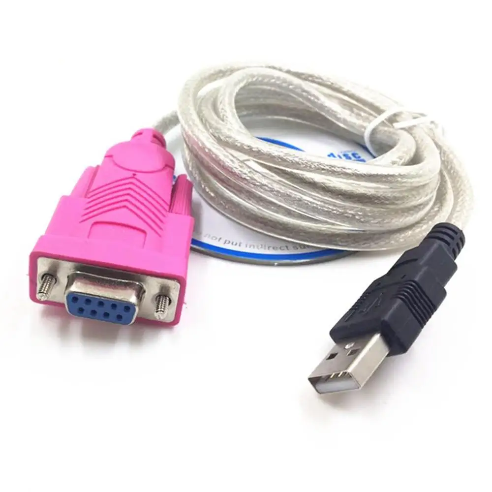 USB to Rs232 serial cable female port switch USB to serial DB9 female serial cable dual chip USB to COM best quality