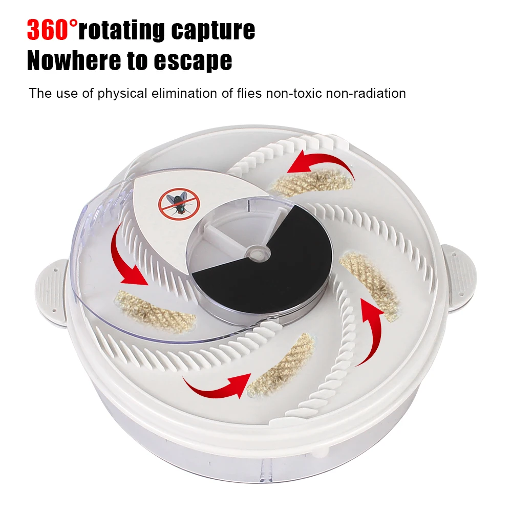 Indoor Outdoor Electric Pest Killer Fly Trap USB Insect Pest Catcher Pest Reject Control Repeller Automatic Flycatcher