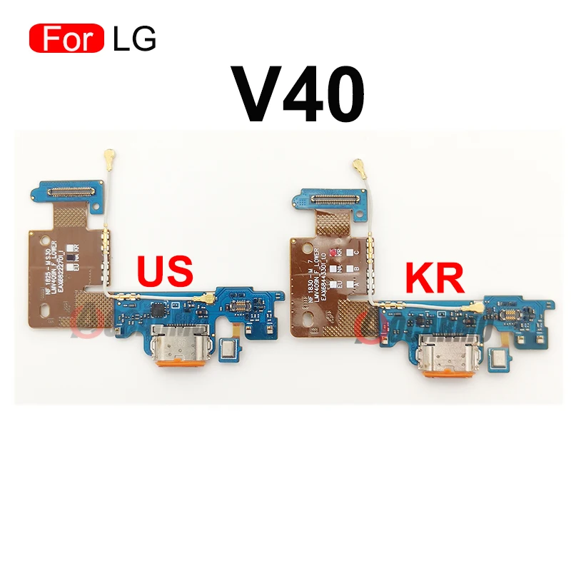 For LG G6 G7 G8 V35 V30 Plus K71 V40 V60 V50 USB Fast Charging Port Charger Dock Connector Mic Board Flex Cable Replacement