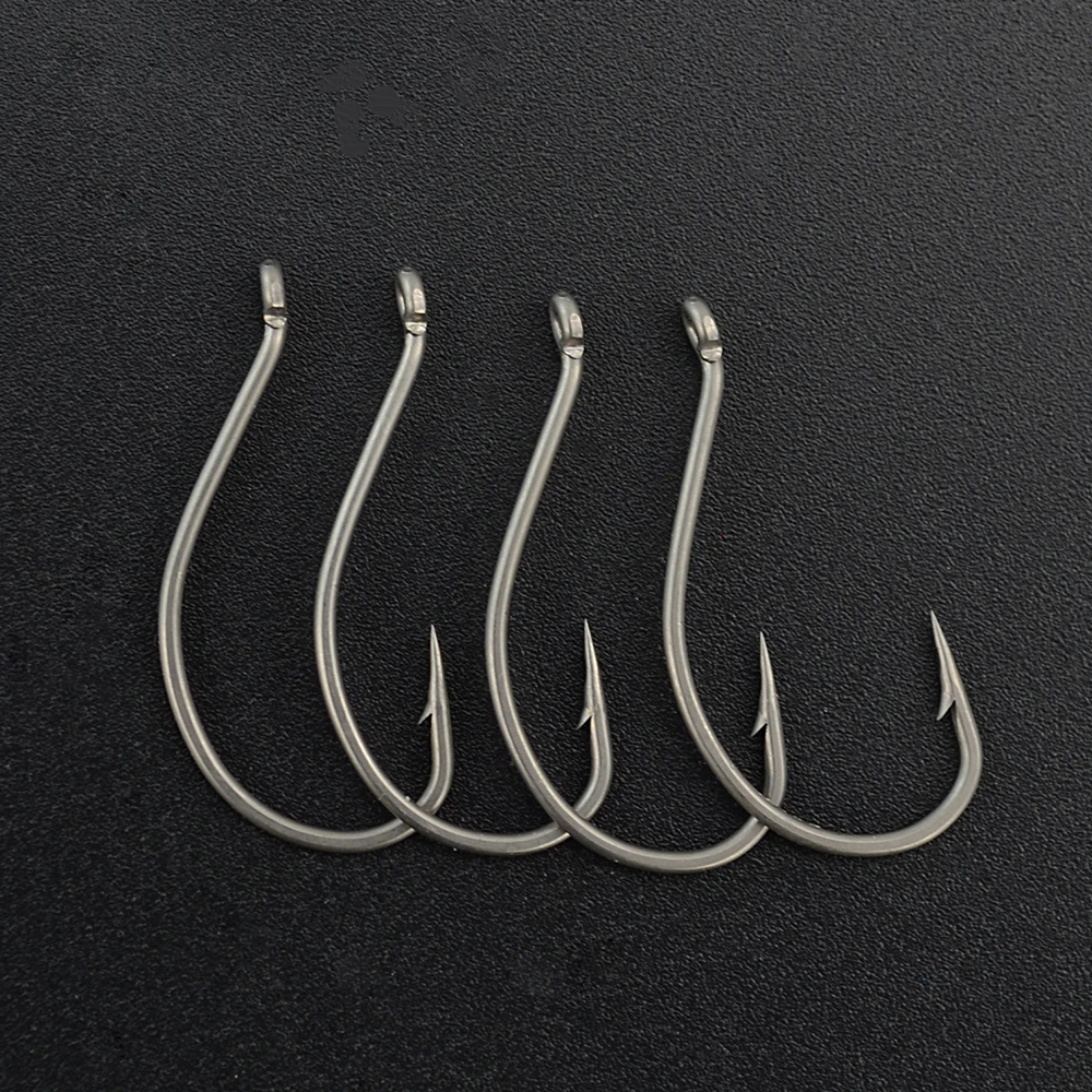 100pcs Coated High Carbon Steel Barbed Fishing Hooks Fishing Tackle Accessories 8015 with Box