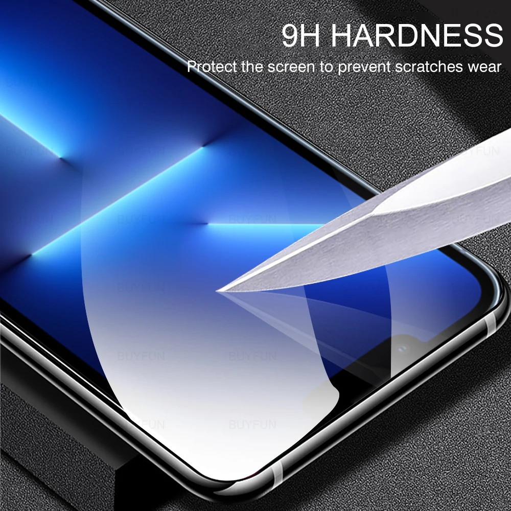 3PCS Full Cover Tempered Glass For iPhone 13 Pro Max Protection Glass For iPhone13 Pro Max Aifon 13Pro 13 Mini Screen Film Cover