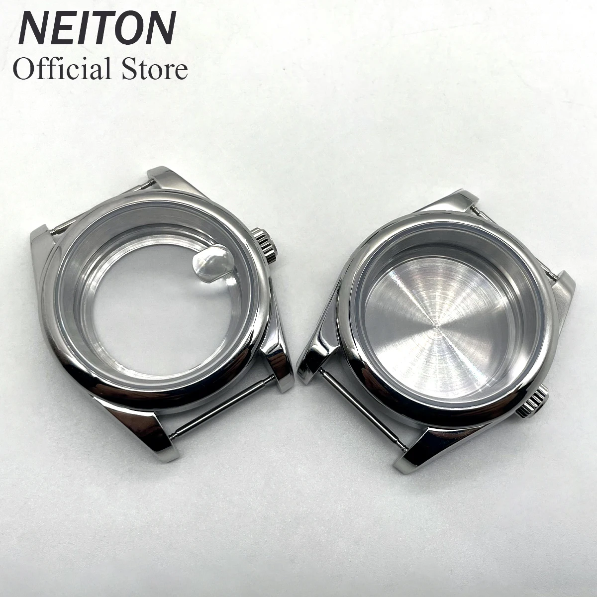 

NEITON 36mm/ 39mm Stainless Steel Polished Case Sapphire Glass Fit Miyota 8205 8215 821A DG2813 3804 NH35 NH36 ETA2836 Movement