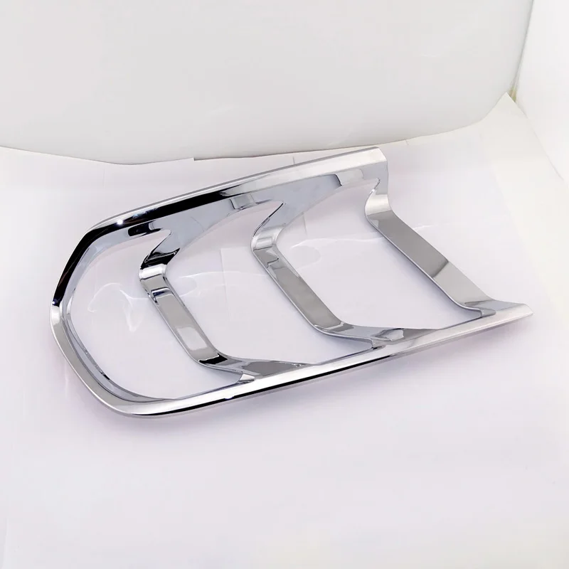 A pair Chrome mustang body kit Car Taillight Decorative Frame Cover tail lamp Trim bezel surrounder For Ford Mustang 2015-2017