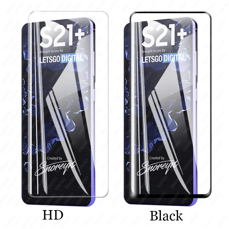 Protective Glass on For Samsung Galaxy S21 Plus S20 Fe Case Screen Protetor Camera Lens Glass for Samsung A12 A02s S21+ Cover