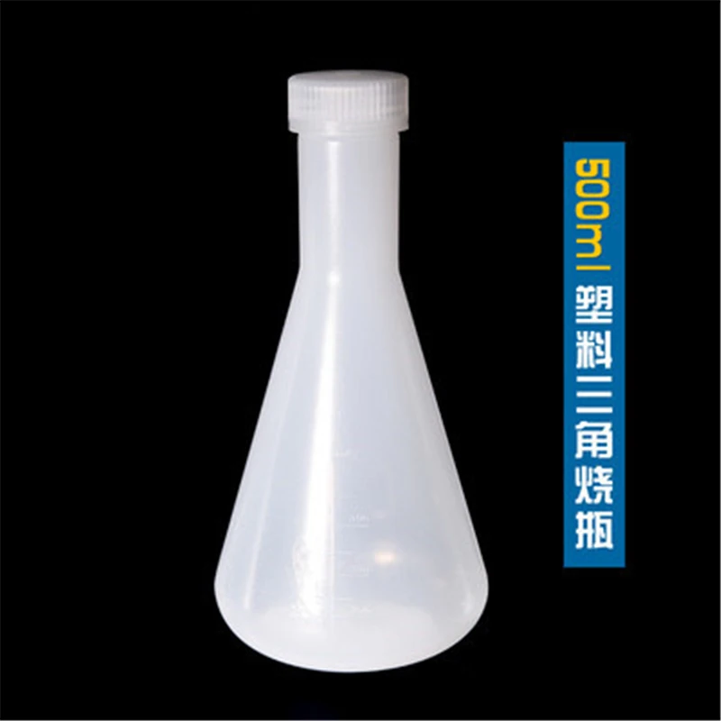 Erlenmeyer flask for Chemistry Laboratory Plastic Transparent - 100ml