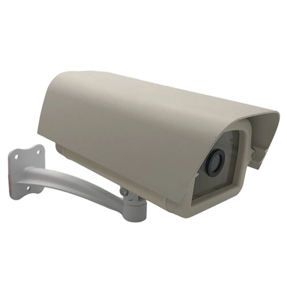 

Security Video Surveillance CCTV Camera Housing Camera's Case Shell Enclosure Dust Protect Case & Aluminum Wall Mount Bracket