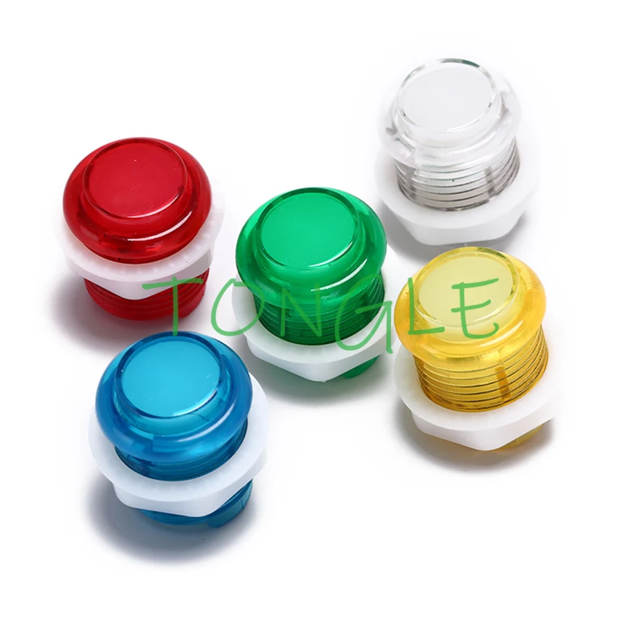 LED Illuminated Push Button for Arcade Joystick, 24mm, 5V, Built-in Switch