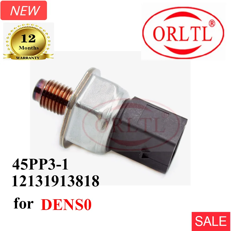 

ORLTL Fuel Rail Pressure Sensor 45PP3-1 45PP31 for Nissan Navara D40 Pathfinder 2.5 Diesel 45PP3-1 1465A034A 8C1Q9D280AA 5.0