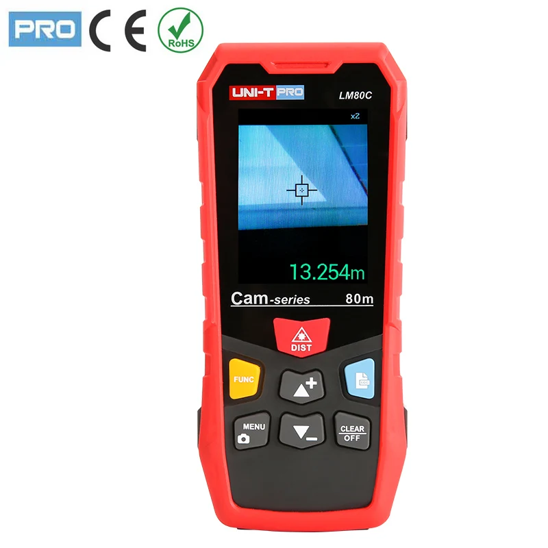 UNI-T LM80C/LM120C/LM200C Laser Distance Meter (Pro C Edition); 80/120/200m digital display laser electronic ruler