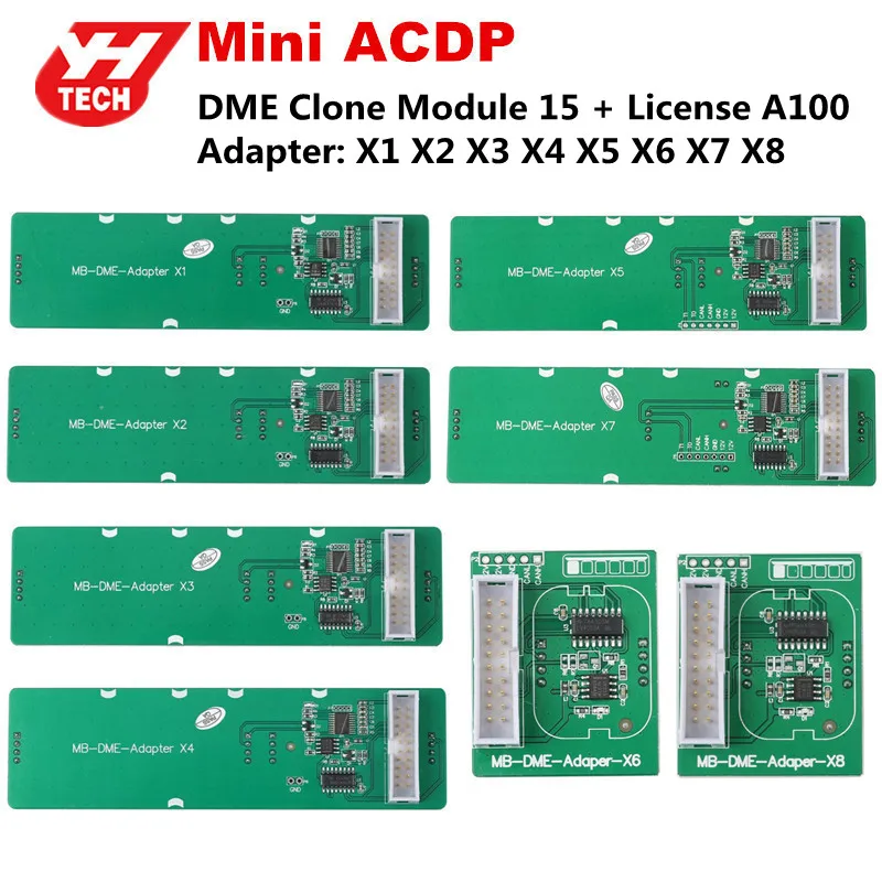 Yanhua Mini ACDP2 for Mercedes Benz DME Clone Module15 License A100 with DME Adapter X1- X8 Work via Bench Mode