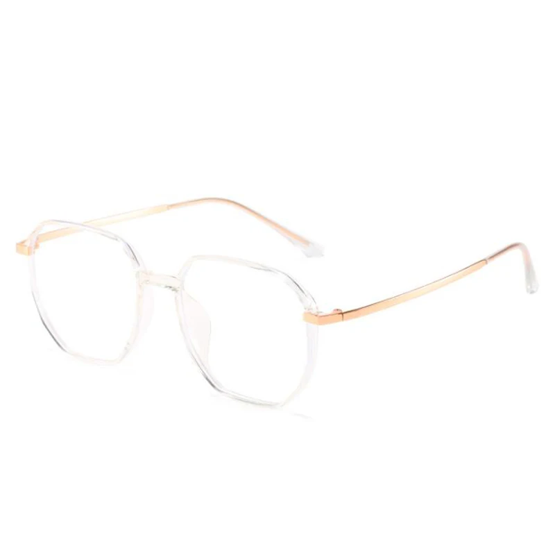 -1.0 -1.5 -2.0...-6.0 -6.5 -7.0 Radiation Protection Polygon Eyewear Women Metal Legs Spectacles Men Optical Glasses