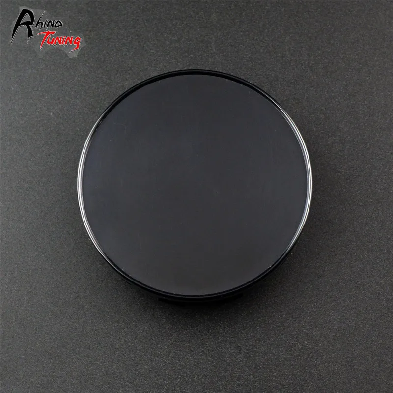 1pc 70mm 65mm Wheel Center Hub Caps Center Cover No Emblem Badge For 40342-EA210  62464  Plastic Chrome Black