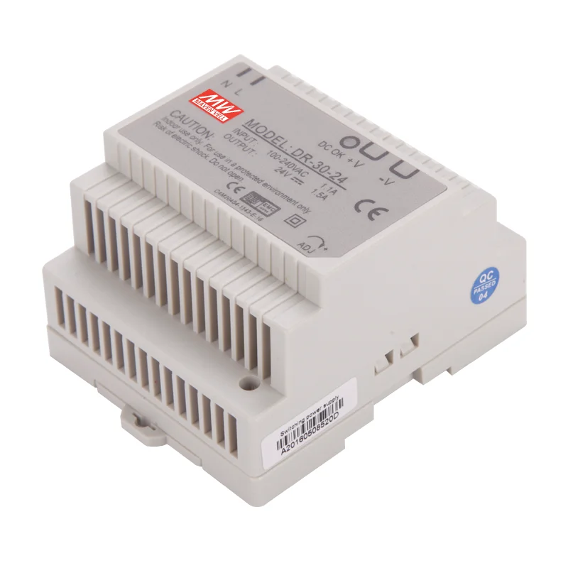 1pcs  Single Output DR-30 30W Din Rail Switching Type Industrial Power Supply 5V 12V 15V 24V