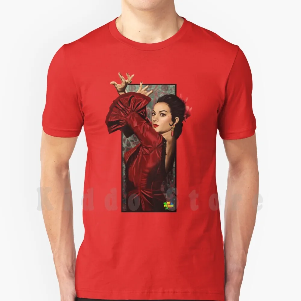 Camiseta Lola Flores para hombre, algodón, S-6xl, Lola Flores, el faraón, folclore flamenco, gitano, Nro, arte digital
