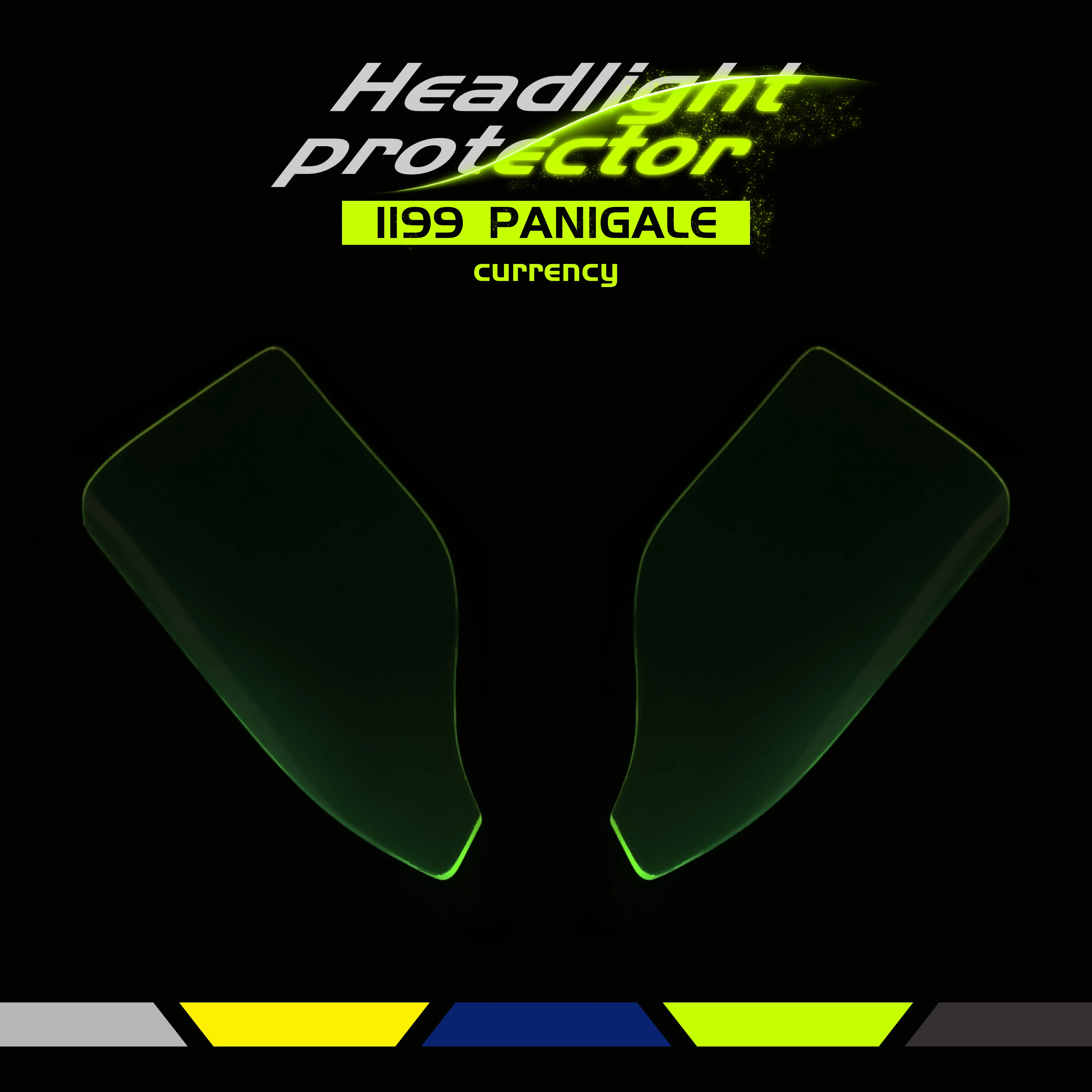 

For Panigale 1199 2014 2015 2016 2017 2018 Motorcycle Accessories Headlight Protector Cover Shield Screen Lens