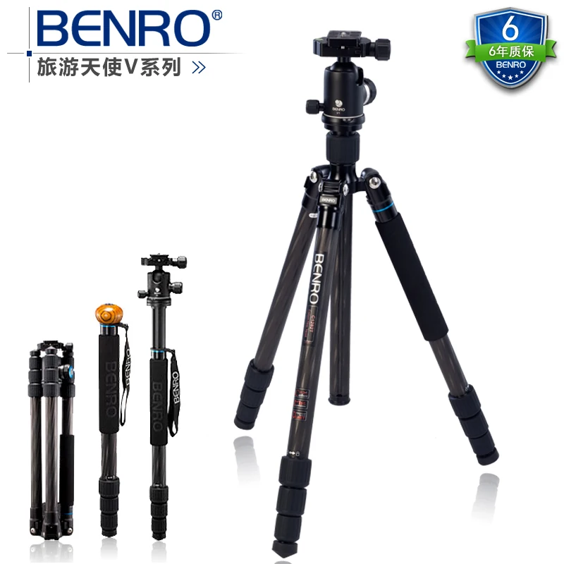 

2016 New Benro C1682TV1 Carbon Ttipod Kit 14kg Max. Load Monopod 6 years warranty free shipping