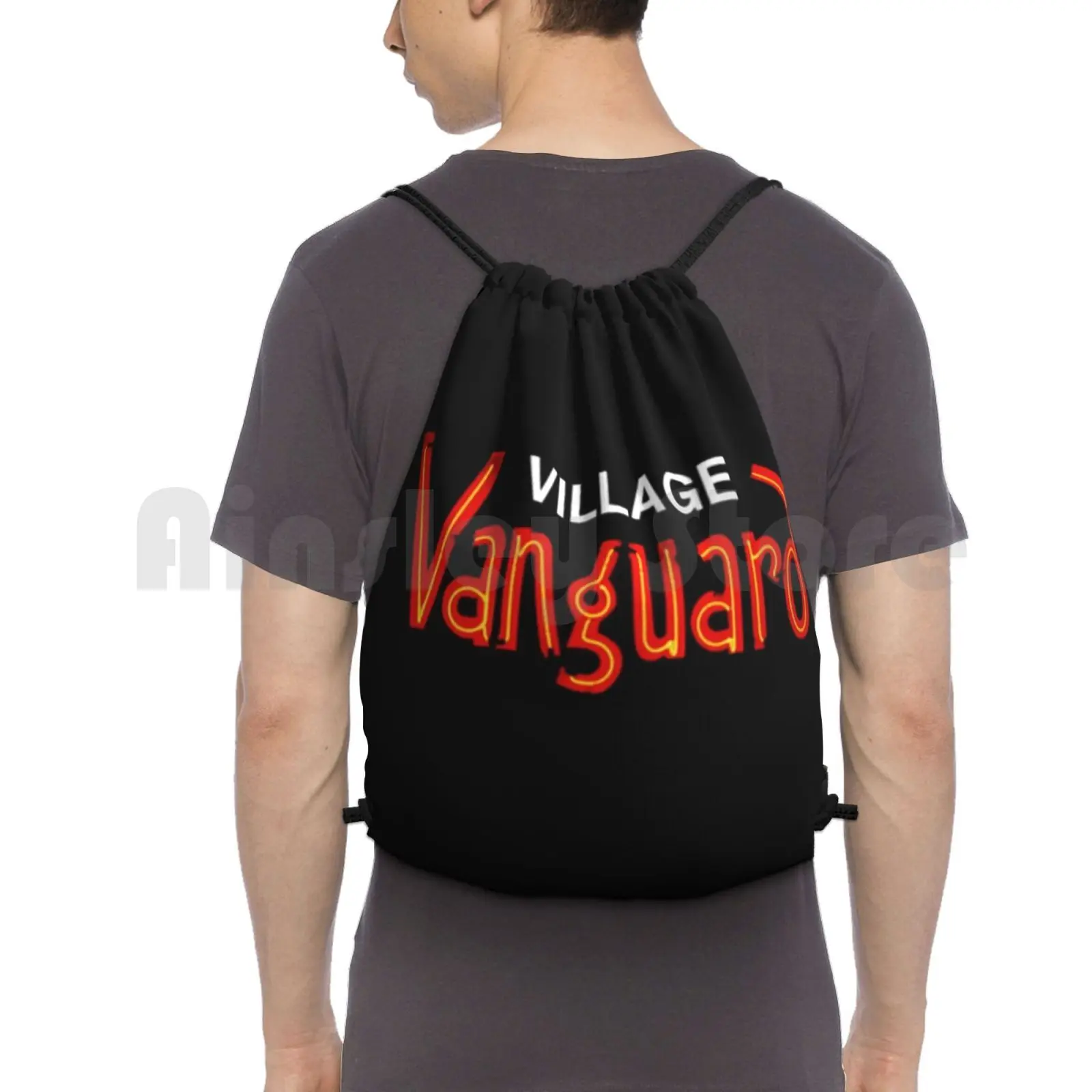 

The Village Vanguard Nyc Backpack Drawstring Bag Riding Climbing Gym Bag Village Vanguard Village Nyc Music Venue Music Club