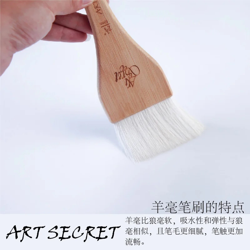 ArtSecret Goat Hair Painting Brush Oil Watercolor Water Powder Acrylic Different Size Tools School Art  Artist Supplies