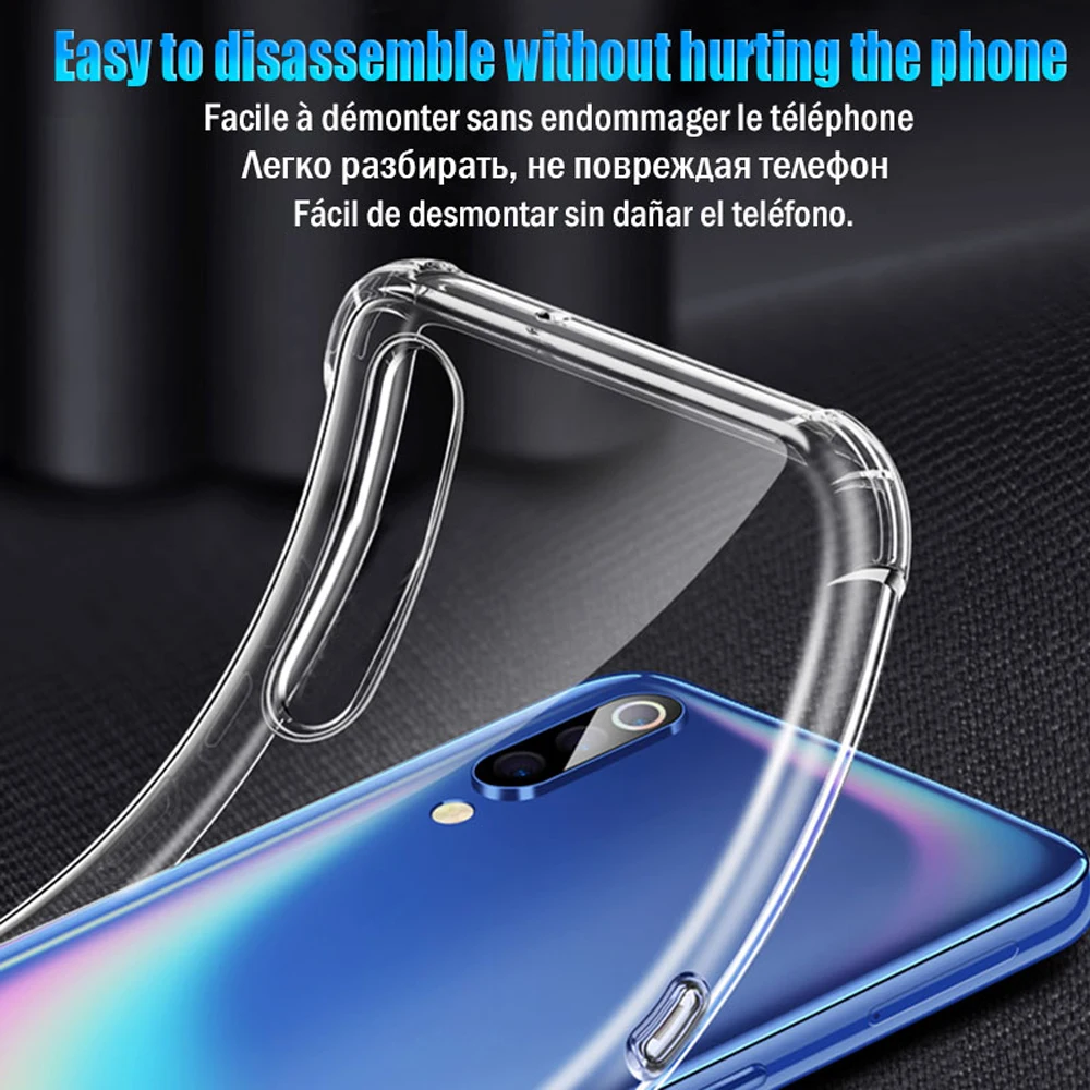 TPU shockproof case for xiaomi mi 10 pro bumper mobile phone accessories for xiaomi mi note 10 fitted coque silicone bag cases