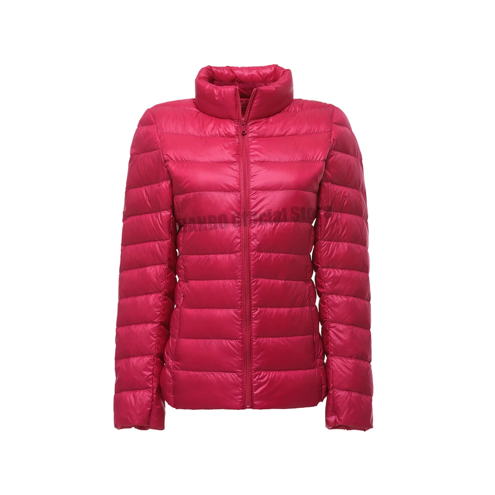 Frauen Frühlings jacke Mode kurze ultraleichte packbare Puffer mäntel 15 Farben weibliche Daunen warme koreanische Slim Fit Parkas 5xl – Detail 13