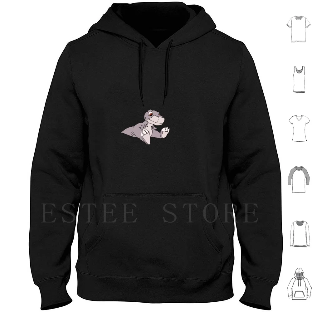 Land Before Time Hoodies Long Sleeve Sharp Tooth Land Before Time Dinosaur