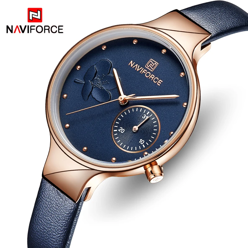 NAVIFORCE Women Watches Top Luxury Brand Ladies Fashion Simple Quartz Female Waterproof Watch Lady Casual Clock Relogio Feminino