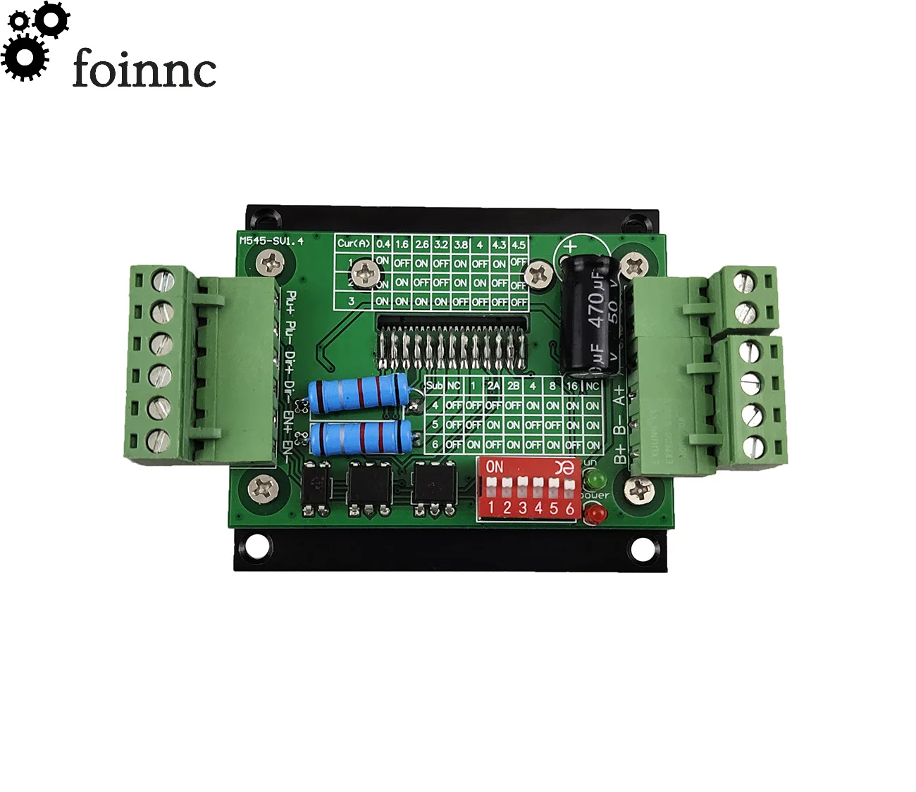 TB6600 42/57 Stappenmotor Driver 16-Terminal 4.5A DC9-42V 2-Fase Stappenmotor Driver Graveermachine Kit