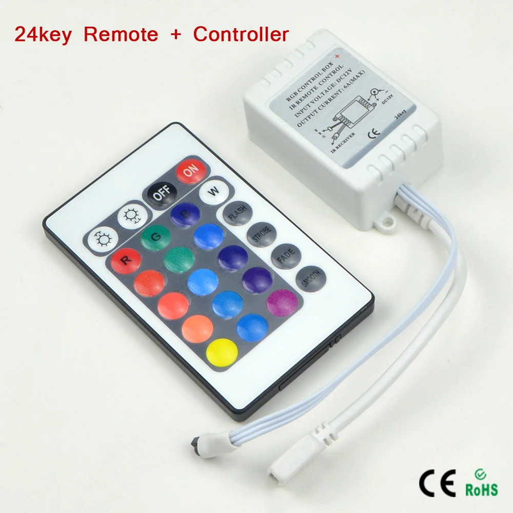 24 Keys/40 Keys/ 44 Keys DC12-24V  LED Strip Light IR Remote RGB/RGBW Controller lamp Dimmer for 2835 5050 LED Strip light