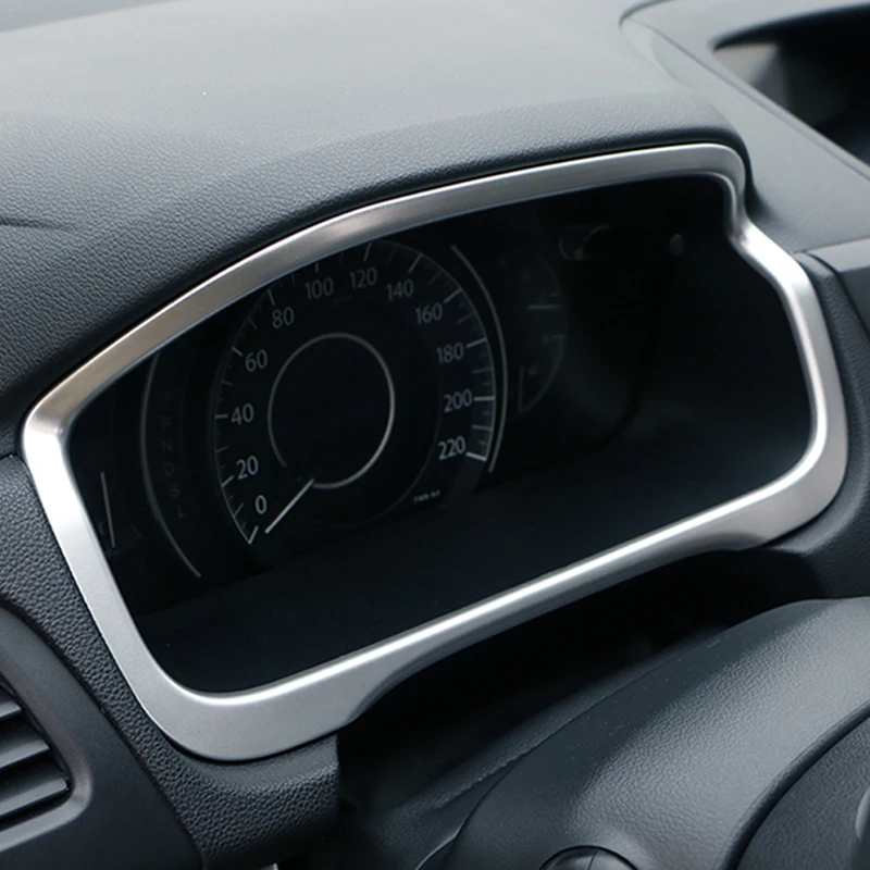 1pcs for Honda CRV CR-V ABS Matte Car Front Dashboard Frame Panel Sticker Cover Trim 2012 2013 2014 2015 2016 Accessories