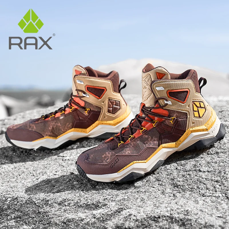 

RAX Hiking Boots Men Outdoor Sports Sneakers for Men Trekking Shoes Lightweight Breathable Multi-terrian Sports Shoes