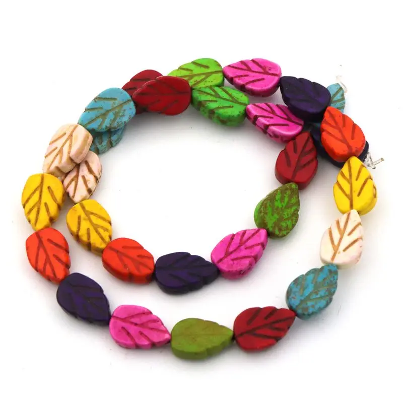 Tortoise Leaf Starfish Colorful Loose Spacer Natural Stone Beads For Diy Jewelry Making Needlework Finding Accessories