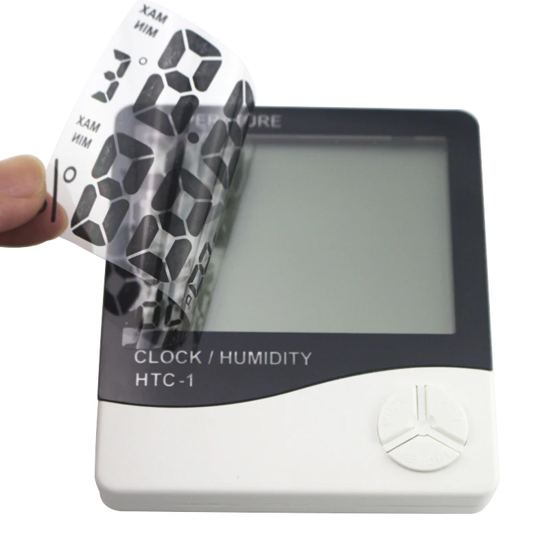 Home Indoor Digital LCD Electronic Temperature Humidity Meter Thermometer Hygrometer Weather Station Alarm Clock HTC-1 / HTC-8