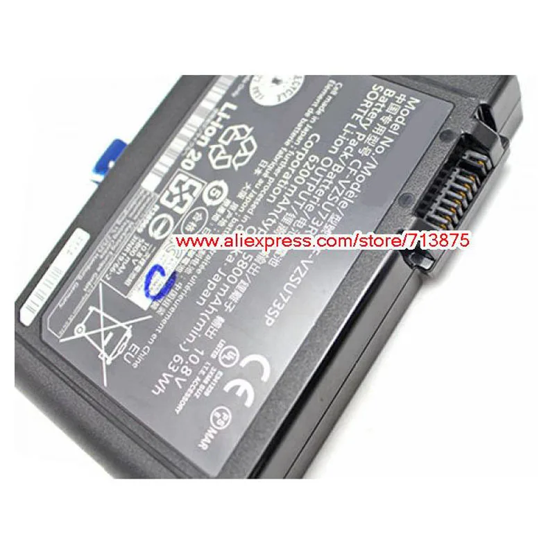 Imagem -04 - Bateria Genuína para Panasonic Toughbook Cf-vzsu73r Cf-d1 Mk1 Mk2 Cf-d1gvdbyca Cf-d1gw950ez Cf-vzsu73sp 10.8v 63wh