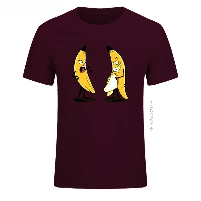 Banana Design Funny Graphic T Shirts Cool Men T Shirt Eu Size Cotton T-Shirt For Man Originality Short Sleeved Summer T Shir New