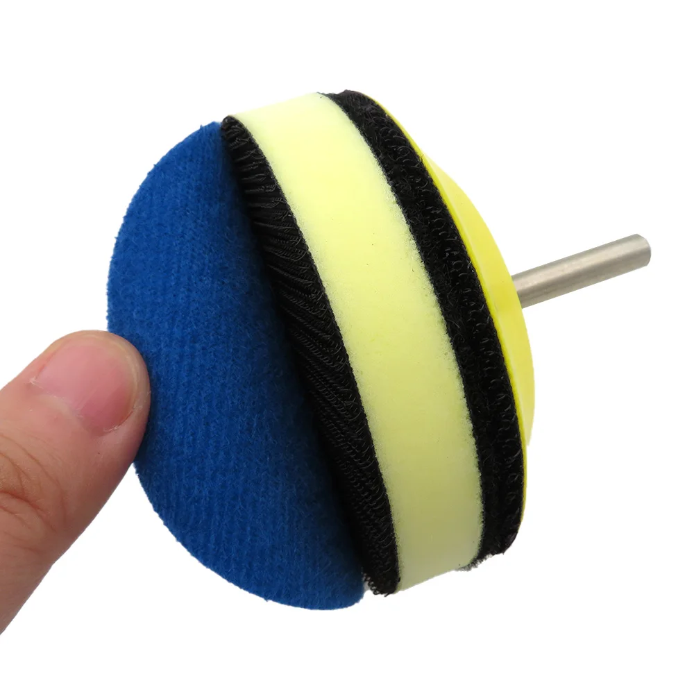 Almohadilla de interfaz de espuma Pu de 2 pulgadas, 3 pulgadas, 4 pulgadas, 5 pulgadas, 6 pulgadas, almohadilla de pulido de disco de arena de la máquina de pulido de anillo de gancho de densidad media