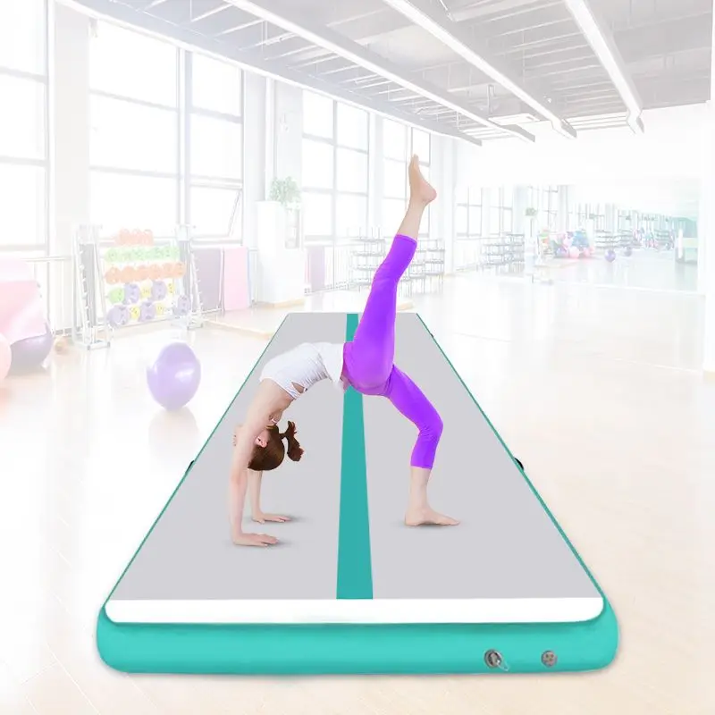 

2020 New Airtrack On Sale 6M*1M*0.2M Air Gym Mat 6M*2M*0.2M Tumbling Track With Pump Home Use Air Floor Air Mattress Cheap