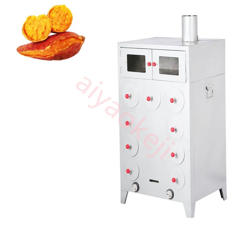 Commercial Sweet Potato Roaster 9 Holes Corn Oven  Roasting Machine For Chestnut, Potato Baker