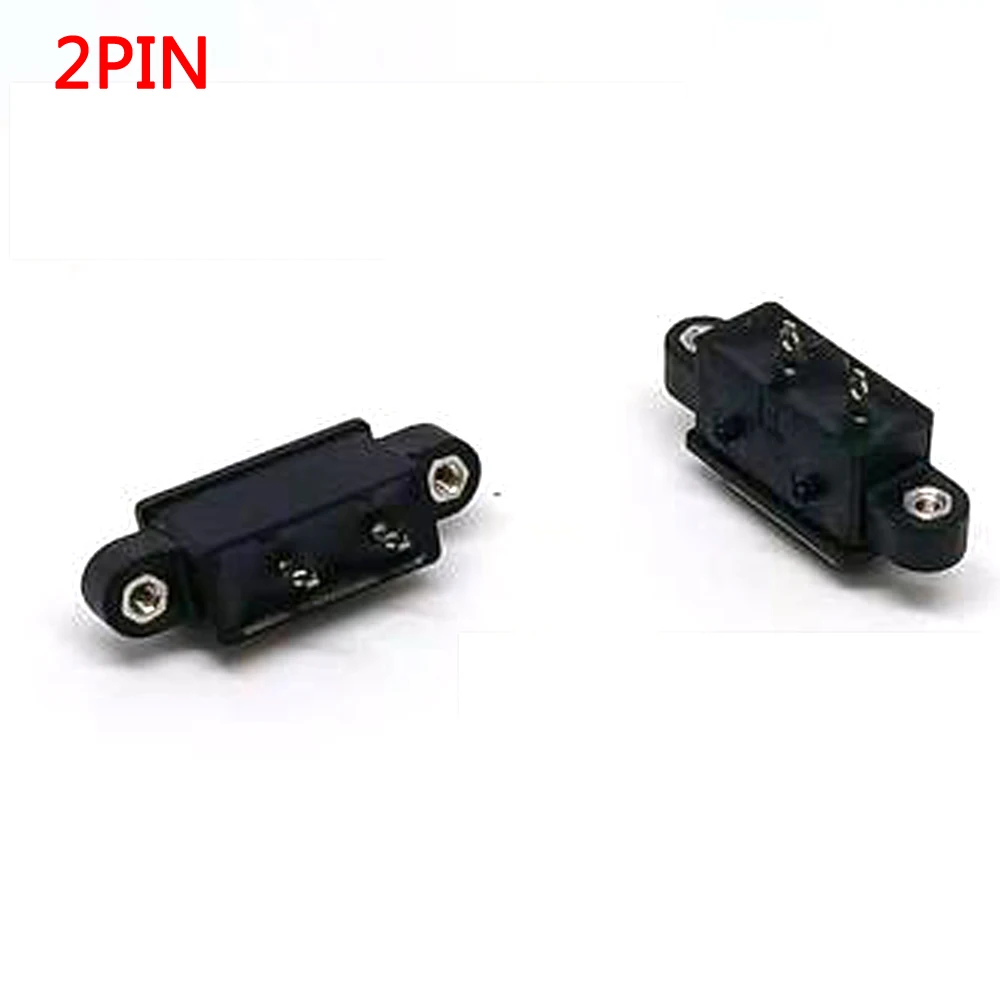 نوع C 2Pin عمودي مقاوم للماء أنثى USB C منفذ المقبس مع ثقب المسمار شحن سريع واجهة الشحن 180 درجة DIP موصل