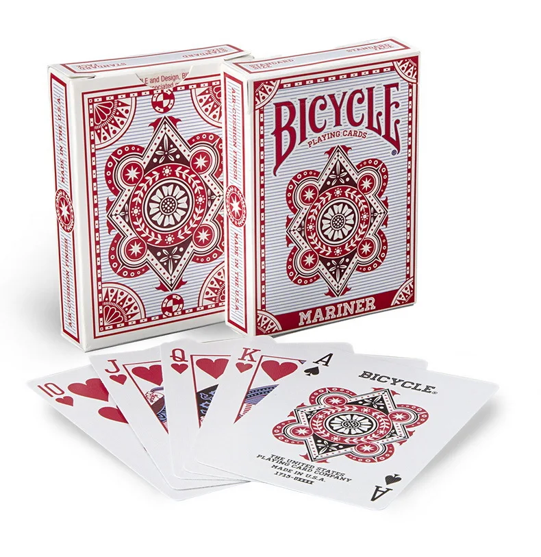 1 Deck Bicycle Mariner Red Or Blue Standard Poker Playing Cards New Deck Magic Props Magic Tricks for Professional Magician