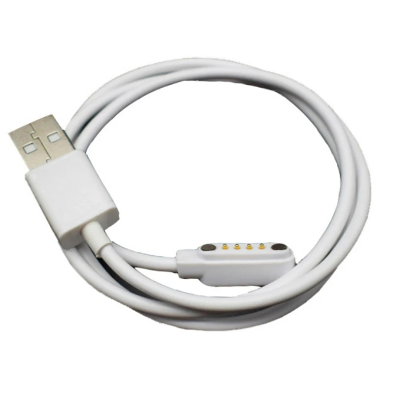 Charger Cable For Smart Watch Backup 4pin Magnetic Charge Strong Charging Line For kw88 kw99 kw06 kw98 q100 q750 kw18 y3 h1 h2