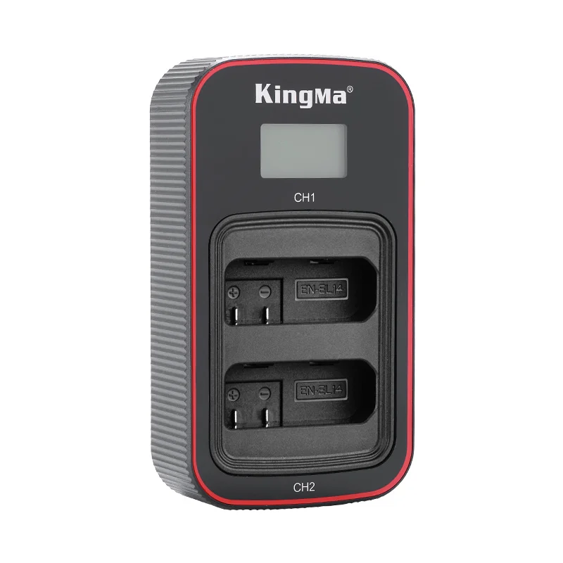 

KingMa EN-EL14 ЖК двойное зарядное устройство USB для Nikon D5600 D5300 D3500 D3400 D5100 D5200 P7000 P7100 P7700 P7800 ENEL14