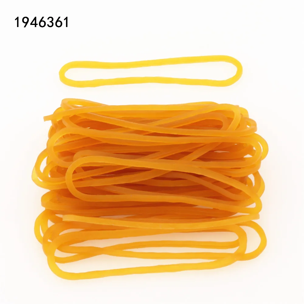 High quality 905 Yellow Rubber Bands Tapes Adhesives Fasteners Strong Elastic  Office Students  School Stationery Supplies