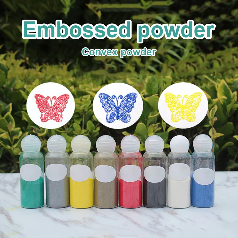 Kleur Reliëf Poeder Pigment Stempelen Scrapbooking Craft Embossing Poeder Diy Verf Art Rubber Stamping Scrapbooking 10Ml